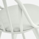Krzesło nowoczesne design z polipropylenu do kuchni i jadalni Molkor 