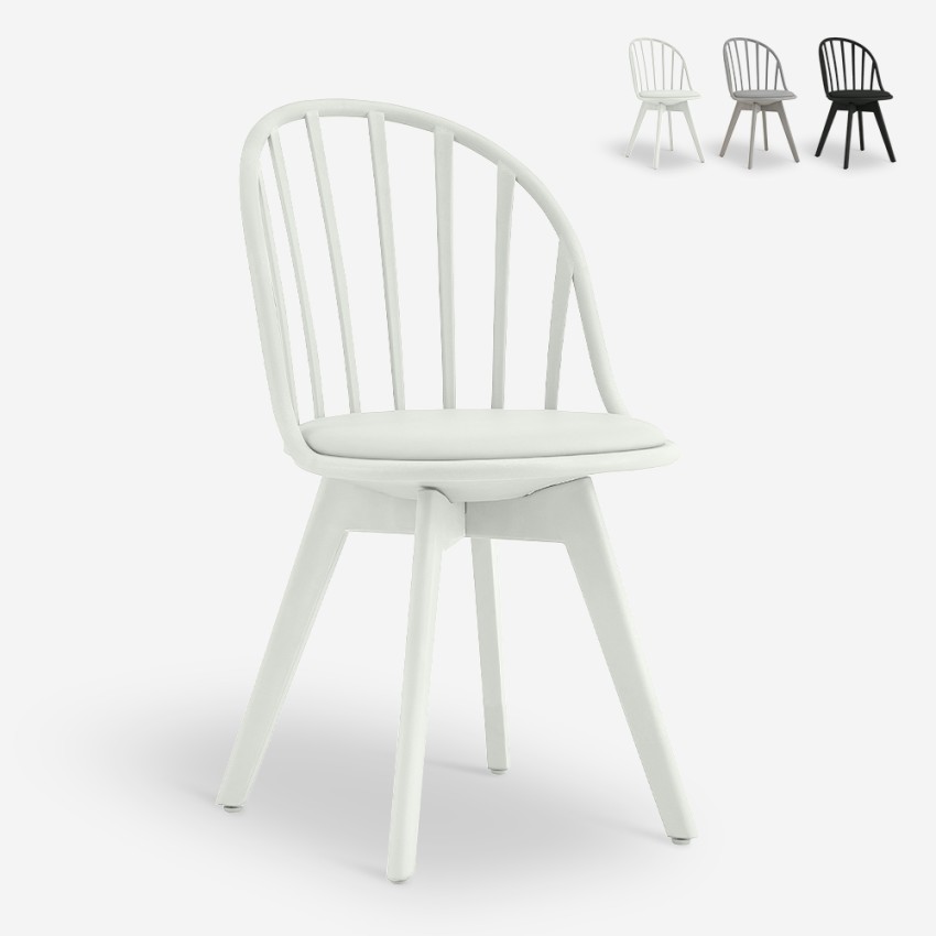 Krzesło nowoczesne design z polipropylenu do kuchni i jadalni Molkor Sprzedaż