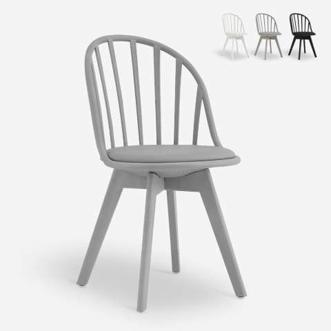 Krzesło nowoczesne design z polipropylenu do kuchni i jadalni Molkor Promocja