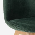 Drewniane krzesło kuchenne lub barowe z poduszką Dolphin Lux Środki
