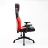 Regulowany i ergonomiczny fotel gamingowy Portimao Fire Rabaty