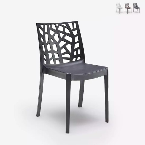 Nowoczesne krzesło do restauracji i ogrodu na świeżym powietrzu Matrix BICA Promocja
