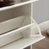 Szafka na buty oszczędzający miejsce 3 drzwi, opuszczana pokrywa Kengat 