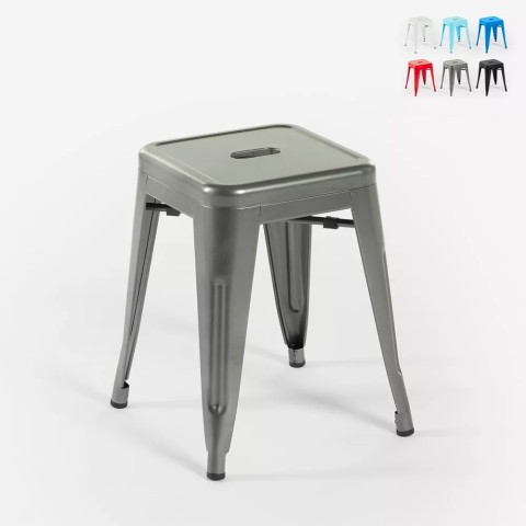 krzesło barowe wysokie kuchenne przemysłowe z metalu ze stali steel rocket. Promocja