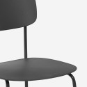 Krzesło z polipropylenu i metalu, nowoczesne wzornictwo, Josy 