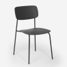 Krzesło z polipropylenu i metalu, nowoczesne wzornictwo, Josy Cena