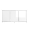 Madia 3-odrzwiowa komoda bufet nowoczesnego designu do salonu Thilot 156x84cm Stan Magazynowy