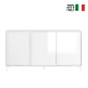 Madia 3-odrzwiowa komoda bufet nowoczesnego designu do salonu Thilot 156x84cm Rabaty