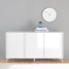 Madia 3-odrzwiowa komoda bufet nowoczesnego designu do salonu Thilot 156x84cm Oferta