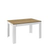 Stół rozkładany biały lakierowany dąb Bellevue 90x137-185cm Sprzedaż
