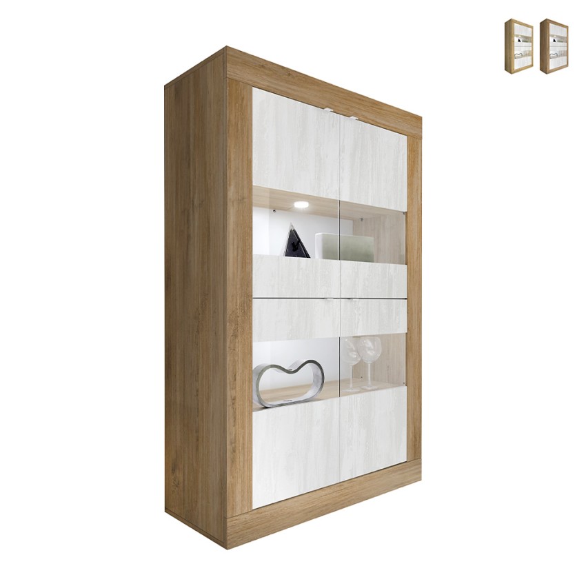 Wystawa nowoczesnego salonu 4-drzwiowa w białym drewnie 102x43cm Tina WB Basic Sprzedaż Wystawa nowoczesnego salonu 4-drzwiowa w białym drewnie 102x43cm Tina WB Basic Sprzedaż
