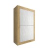 Credenza 4-drzwiowa biała wysoka szafka kuchenna z drewna Novia WB Basic Stan Magazynowy