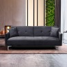 Nowoczesna sofa rozkładana 3 osobowa clic clac Villolus velvet Koszt