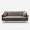 Nowoczesna sofa rozkładana 3 osobowa clic clac Villolus velvet Model