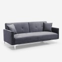 Nowoczesna sofa rozkładana 3 osobowa clic clac Villolus velvet 