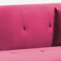 Nowoczesna sofa rozkładana 3 osobowa clic clac Villolus velvet 