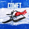 Sportowy sanki śnieżne dla dzieci z kierownicą i hamulcem na pedałach Comet. Oferta