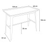 zestaw wysokiego białego stołu barowego 120x60 4 stołki Lix industriale navarro Koszt