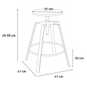 Zestaw wysokiego stołu drewnianego o wymiarach 140x40cm, białego koloru, z 2 obrotowymi stołkami barowymi Creswell. Wybór
