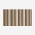 4 x dekoracyjna płyta dźwiękochłonna 120x60 cm z drewna orzechowego Tabb-W Promocja