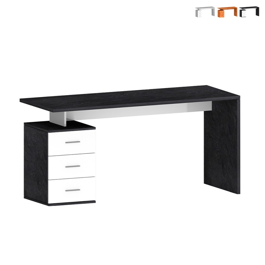 Nowoczesne biurko biurowe 3 szuflady 160x60x75cm New Selina Basic Sprzedaż Nowoczesne biurko biurowe 3 szuflady 160x60x75cm New Selina Basic Sprzedaż