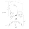Ergonomiczne krzesło biurowe z zagłówkiem Sepang Sprzedaż