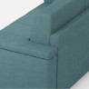 Sofa pokojowa 2-osobowa z materiału zdejmowany w nowoczesnym stylu Marrak 120 