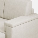 Sofa 2-osobowa nowoczesna wypoczynkowa z pufą w materiale Marrak 120P 