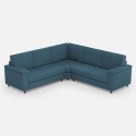 Nowy narożnik z wygodną kanapą i penelopou o wymiarach 226x226cm Marrak 12AG w tkaninie. 