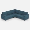 Nowy narożnik z wygodną kanapą i penelopou o wymiarach 226x226cm Marrak 12AG w tkaninie. 