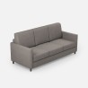 Sofa design 3 miejsca 198cm w nowoczesnej tkaninie tapicerowanej Karay 180 