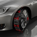 Uniwersalne homologowane łańcuchy śniegowe do samochodów niekirestowych R13-24'' Modula Plastic Stan Magazynowy