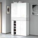 Szafa na buty duża i nowoczesna 114x34x200cm 6 drzwi 1 półka Dettey Katalog