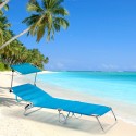 2szt leżak plażowy z zadaszeniem Cancun Sprzedaż