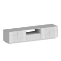 Mobilna podstawa telewizyjna nowoczesna 4 drzwiowa szuflada 220x45x46cm Chiron 