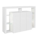 Szafka 3 drzwiowa nowoczesna biblioteczka półki szklane 150x40x100cm Allen Stan Magazynowy