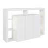 Szafka 3 drzwiowa nowoczesna biblioteczka półki szklane 150x40x100cm Allen Stan Magazynowy