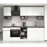 Kuchnia linowa kompletna 256cm nowoczesny design modułowy Domina 