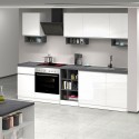 Kuchnia linowa kompletna 256cm nowoczesny design modułowy Domina Stan Magazynowy