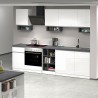 Kuchnia linowa kompletna 256cm nowoczesny design modułowy Domina Stan Magazynowy
