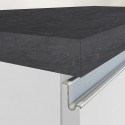 Kuchnia kompletna modułowa o linii projektowej w stylu nowoczesnym 256cm Essence 