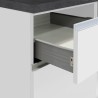 Kuchnia kompletna modułowa o linii projektowej w stylu nowoczesnym 256cm Essence 