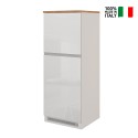 Mobilna osłona do zabudowy lodówki 2-drzwiowy kontener, kuchnia 60x60x164,5h Halser Cena