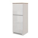 Mobilna osłona do zabudowy lodówki 2-drzwiowy kontener, kuchnia 60x60x164,5h Halser 