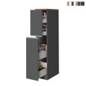 mebel o wymiarach 30x60x164,5 cm z 2 szufladami i pojemnikami na przyprawy kuchenne - Trym. Oferta