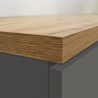 mebel o wymiarach 30x60x164,5 cm z 2 szufladami i pojemnikami na przyprawy kuchenne - Trym. 