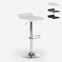 Krzesło obrotowe Clayton o nowoczesnym minimalistycznym designie i chromowanej metalowej konstrukcji. Sprzedaż