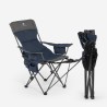 Składane krzesło turystyczne z regulowanym oparciem i podnóżkiem - Trivor Sprzedaż