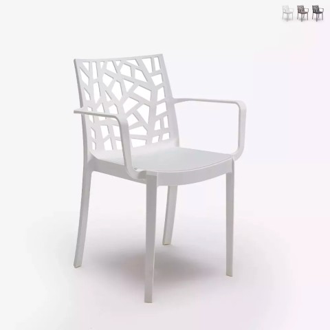 Nowoczesne krzesło ogrodowe z podłokietnikami Matrix Armchair BICA Promocja