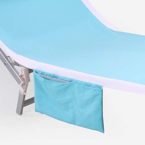 Ręcznik z mikrofibry na leżak plażowy z dwiema kieszeniami Grande Italia XL  Promocja